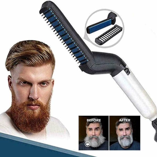 PETTINE PIASTRA UOMO BARBA E CAPELLI